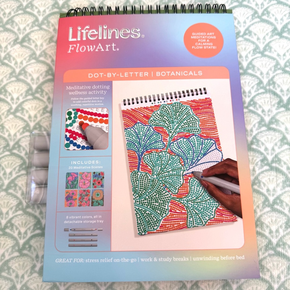 New Dot Art Kit. Includes Drawing Pad, Markers, and Instructions. FlowArt. - Picture 13 of 14